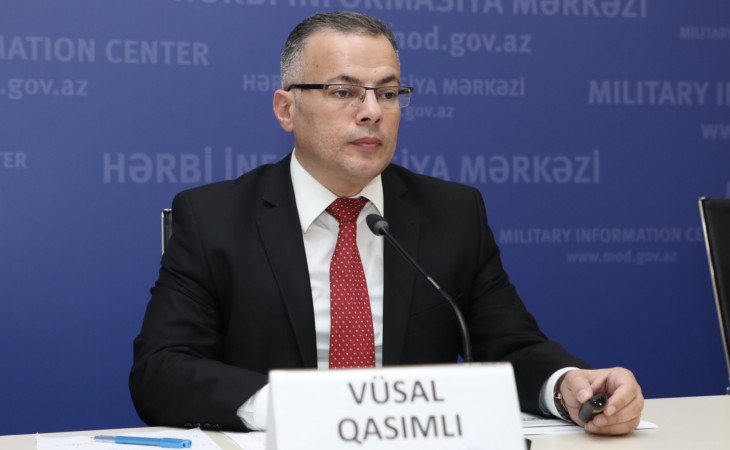 Vüsal Qasımlı: Düşmənin dinc əhalini hədəfə alması terror aktı kimi qiymətləndirilərək bütün dünyanı heyrətə salıb