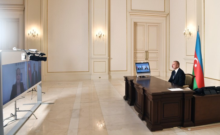 President Ilham Aliyev was interviewed by Spanish EFE news agency