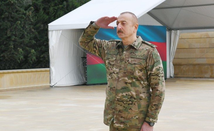 Prezident İlham Əliyev: Torpaqlarımızı Azərbaycan əsgəri, Azərbaycan zabiti azad edir. Eşq olsun bizim əsgərlərimizə!