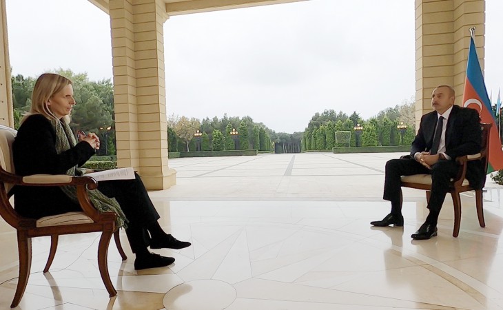 President Ilham Aliyev was interviewed by BBC News