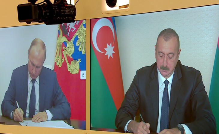 Statement by the President of the Republic of Azerbaijan, Prime Minister of the Republic of Armenia and President of the Russian Federation