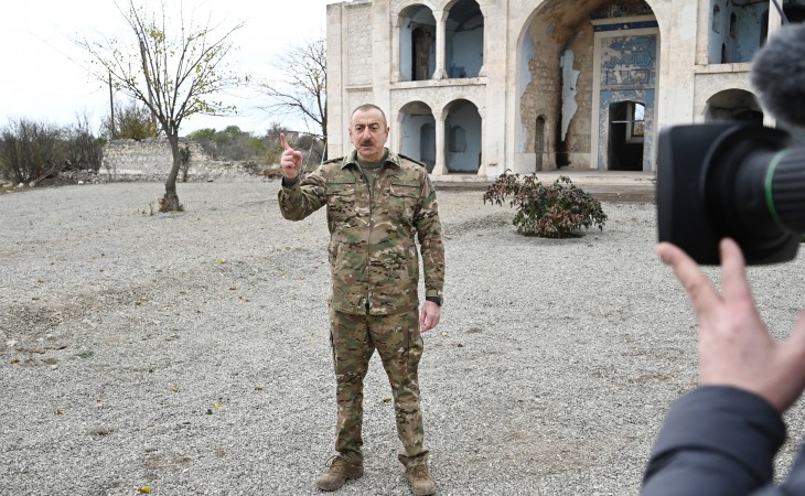 Prezident: Biz Koçaryan, Sarkisyan ordusunu, Xocalı qatillərini məhv etmişik, onları qabağımızda diz çökdürmüşük