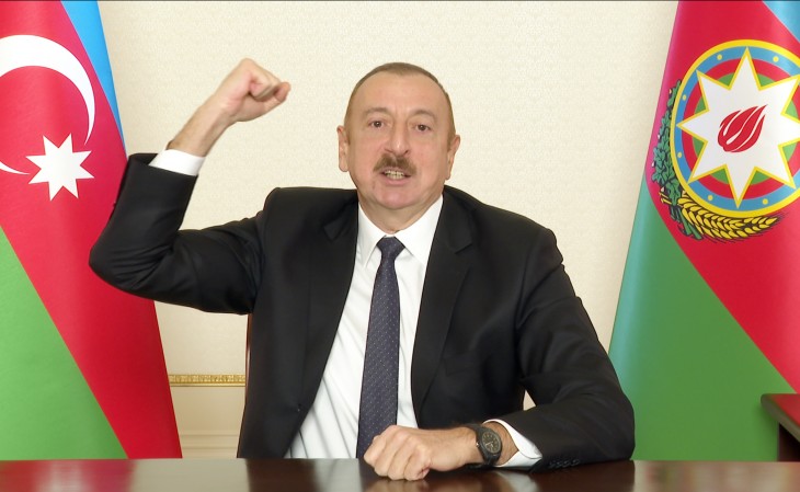 President of Azerbaijan Ilham Aliyev addressed the nation