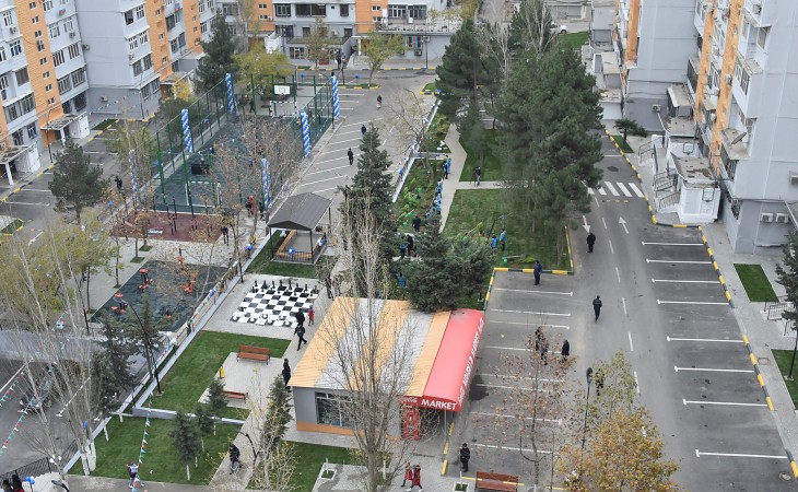 В рамках проекта «Наш двор» в Ясамальском районе столицы благоустроен и передан в пользование жителей очередной двор