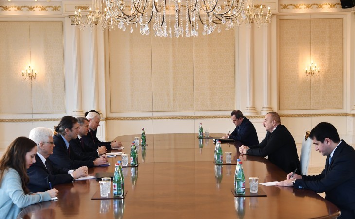 President Ilham Aliyev received OSCE Minsk Group co-chairs from France and U.S.