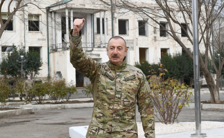 Prezident İlham Əliyev: İstifadə etdiyimiz taktiki üsullar dünya hərb elmi üçün yenilikdir