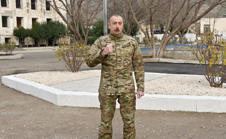 Azərbaycan Prezidenti: Bizim itkilərimiz müharibənin miqyasına görə həddindən çox aşağıdır