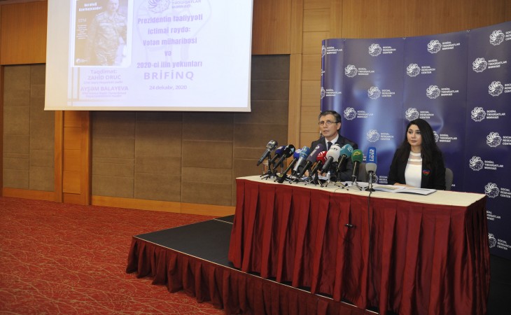 STM “Prezidentin fəaliyyəti ictimai rəydə: Vətən müharibəsi və 2020-ci ilin yekunları” adlı rəy sorğusunun nəticələrini açıqlayıb