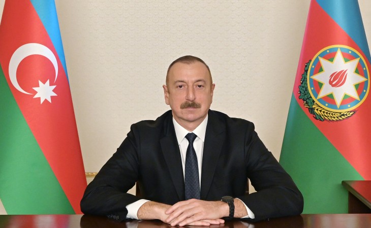 Address of President of the Republic of Azerbaijan Ilham Aliyev