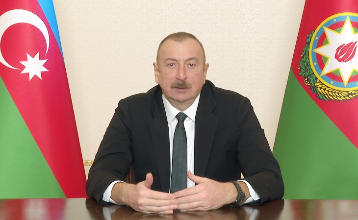 Prezident İlham Əliyev: Azərbaycan Xəzərdə ən böyük donanmaya sahibdir və hər il donanmaya yeni gəmilər təqdim edilir 