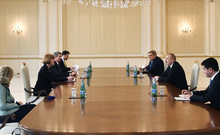 President Ilham Aliyev received UK Minister for European Neighbourhood and the Americas