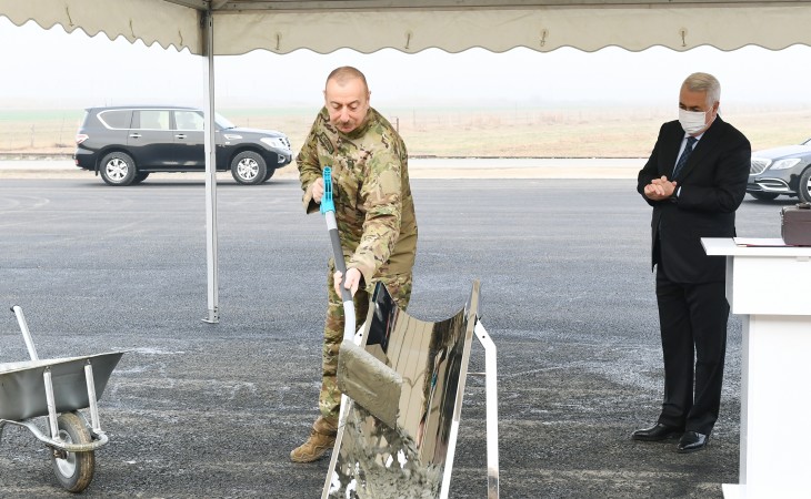President Ilham Aliyev and first lady Mehriban Aliyeva visited Fuzuli, Zangilan, Lachin and Jabrayil districts