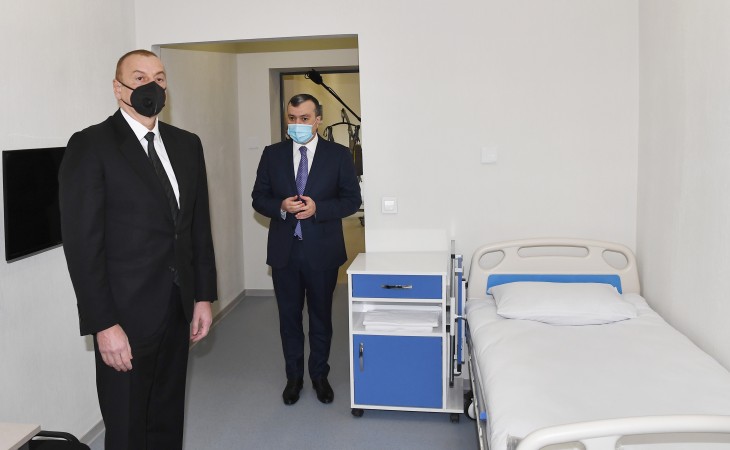 President Ilham Aliyev attended opening of Shaghan Rehabilitation Pension