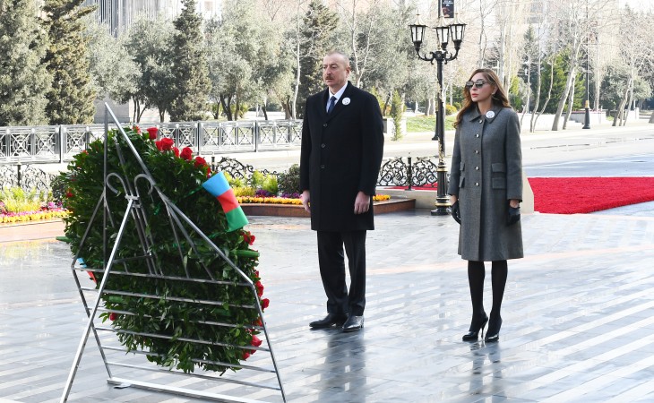 President Ilham Aliyev visited Khojaly genocide memorial
