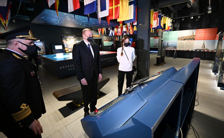 Surakhani tanker museum opened in Baku President Ilham Aliyev and first lady Mehriban Aliyeva attended the event