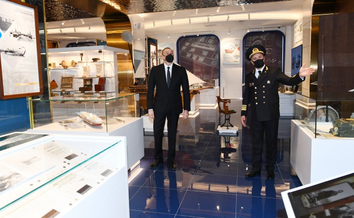 President Ilham Aliyev inaugurated new administrative building of Azerbaijan Caspian Sea Shipping Company