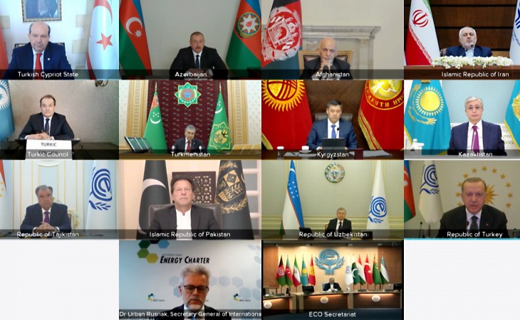 President Ilham Aliyev made speech at virtual Summit of Economic Cooperation Organization