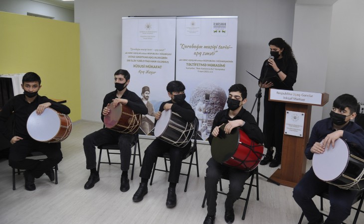 “Qarabağın musiqi tarixi – aşıq sənəti” müsabiqəsinin qalibləri təltif olunub