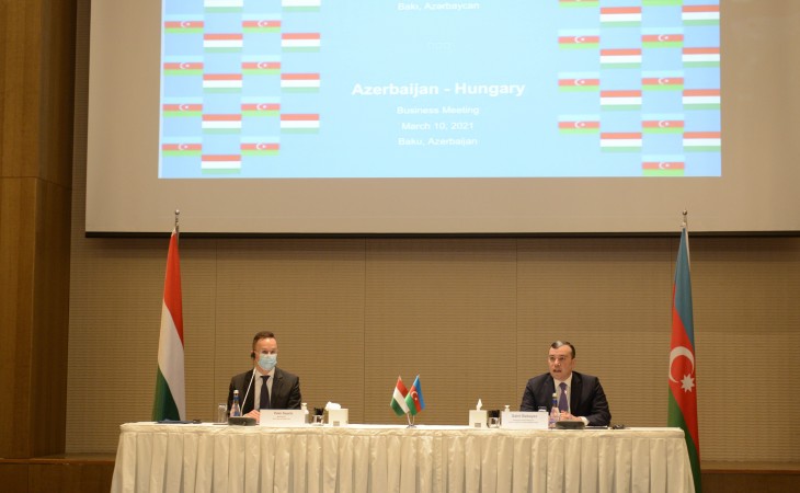 Macarıstanın biznes nümayəndələri ilə görüş olub