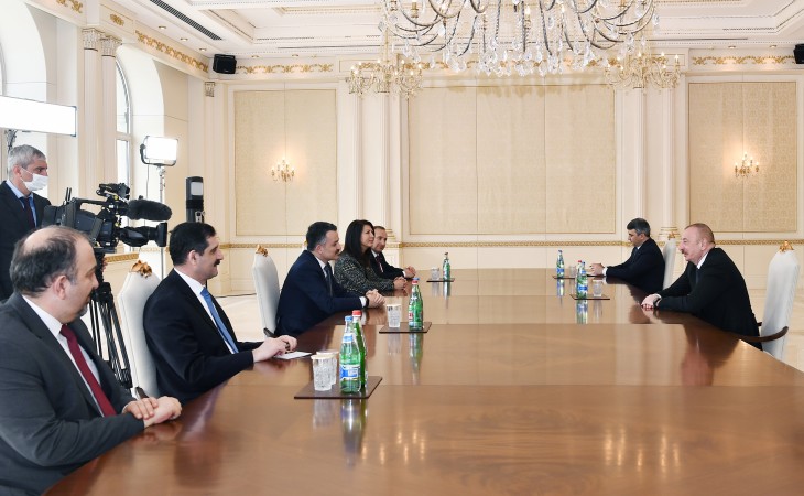 President Ilham Aliyev received delegation led by Turkish minister of agriculture and forestry
