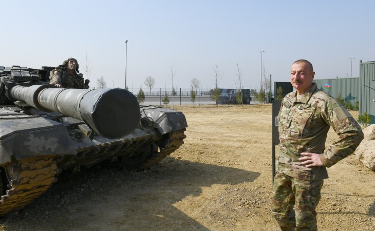 President Ilham Aliyev attended opening of Military Trophy Park in Baku