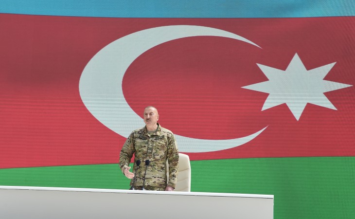 Prezidenti İlham Əliyev: Biz döyüşərək, vuruşaraq, qan tökərək tarixi ədaləti bərpa etdik