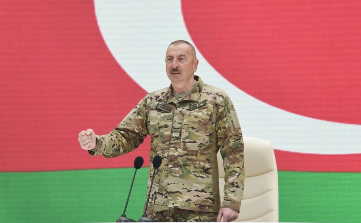Prezidenti İlham Əliyev: 2003-cü ildə hakimiyyətə gələrək söz vermişdim ki, ərazi bütövlüyünü qoruyacağam və bu sözə əməl etdim