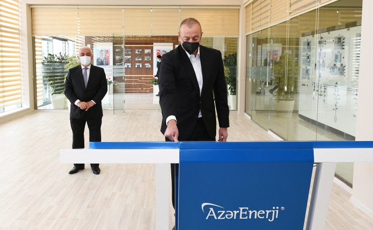 President Ilham Aliyev inaugurated newly renovated “Hovsan” and “Mashtagha” substations
