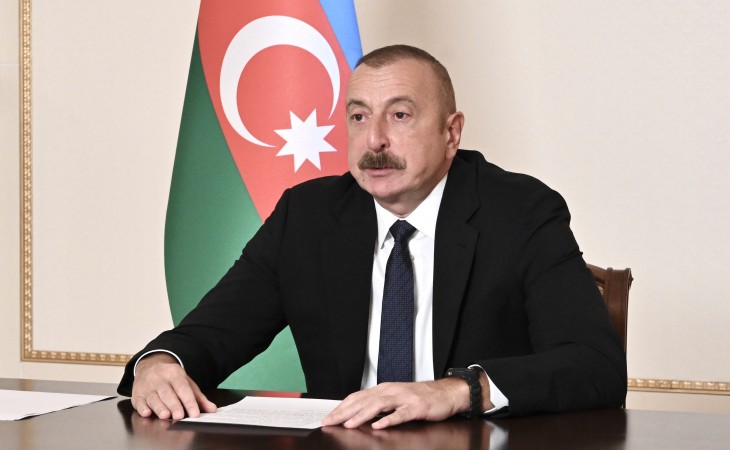 Speech by President Ilham Aliyev in a video format at UN 77th session of Economic and Social Commission for Asia and the Pacific presented