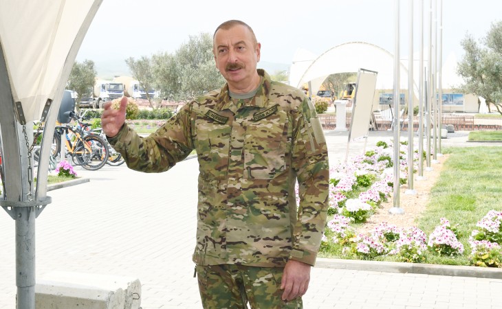 Prezident İlham Əliyev: Çox şadam ki, Qarabağda birinci layihənin icrasında Türkiyə şirkəti iştirak edir