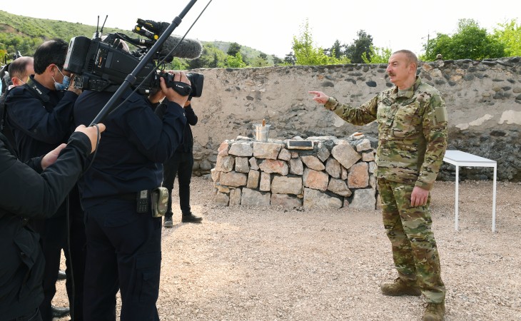 Prezident İlham Əliyev: Bu gün ermənilərə havadarlıq edənlər gəlsinlər, görsünlər, bizim məscidlərimizi nə günə qoyublar