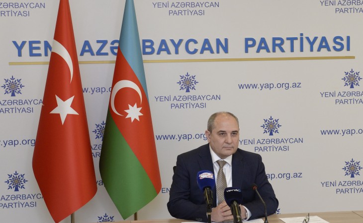 Yeni Azərbaycan Partiyası ilə Türkiyənin Ədalət və İnkişaf Partiyasının birgə videokonfransı keçirilib