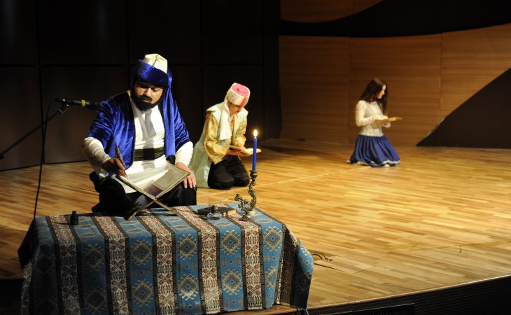 Nizami Gəncəvi və Yunus Əmrəyə həsr edilən səhnə əsəri nümayiş olunub