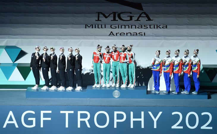 Bakıda keçirilən bədii gimnastika üzrə dünya kuboku yarışlarının ilk qalibləri müəyyənləşib