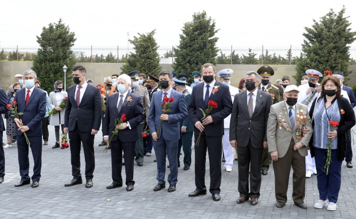 Faşizm üzərində Qələbənin 76-cü ildönümü ilə əlaqədar Bakıda tədbir keçirilib