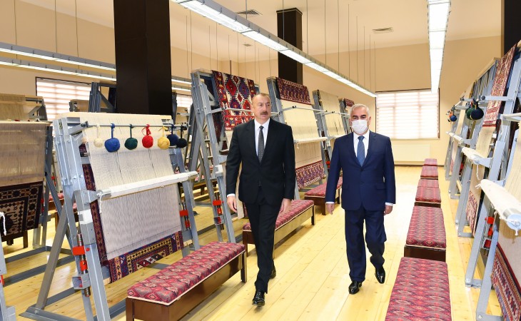 President Ilham Aliyev attended inauguration of Nakhchivan branch of “Azerkhalcha” OJSC