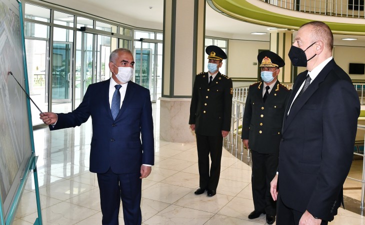 President Ilham Aliyev attended opening of Nakhchivan Garrison Central Hospital