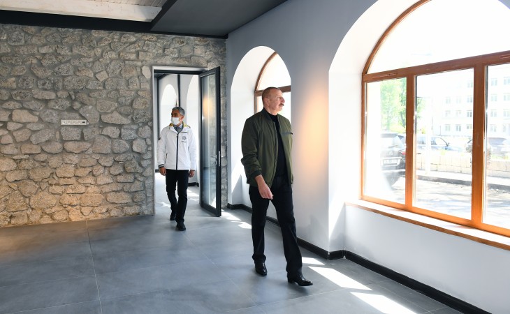 President Ilham Aliyev viewed work done at Shusha Art Gallery