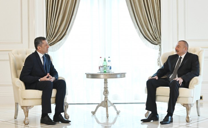President Ilham Aliyev received Turkish minister of national education