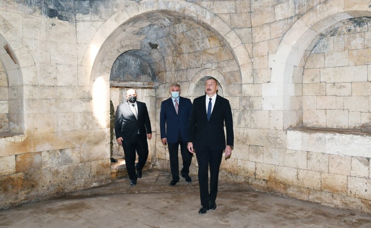 President Ilham Aliyev visited palace complex where Panahali khan’s Palace located