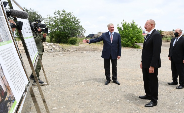 President Ilham Aliyev visited Giyasli mosque in Aghdam