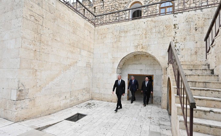 President Ilham Aliyev visited Shahbulag Fortress in Aghdam