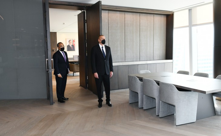 President Ilham Aliyev inaugurated new building of Ministry of Economy