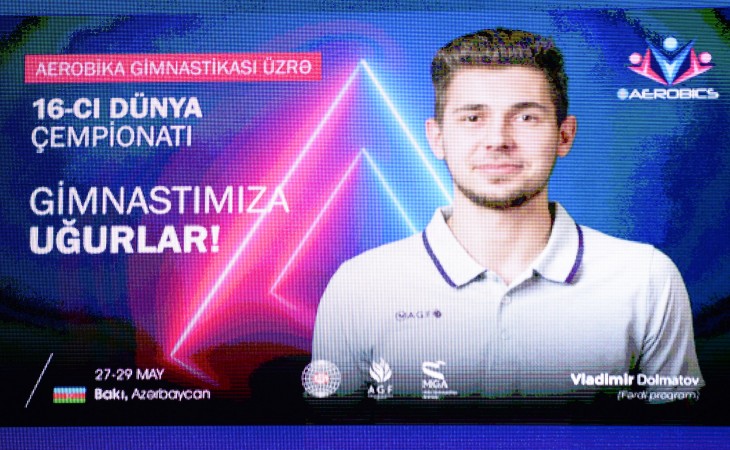 Azərbaycan gimnastı Vladimir Dolmatov aerobika gimnastikası üzrə dünya çempionatının finalına yüksəlib