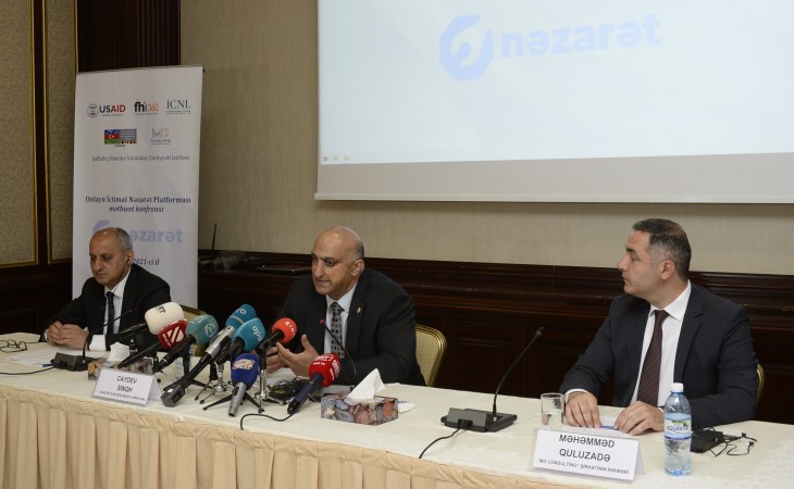 Onlayn İctimai Nəzarət Platformasının təqdimatı olub