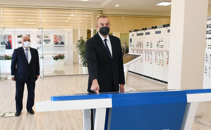 President Ilham Aliyev inaugurated 110/35/6 kV “Binagadi” substation