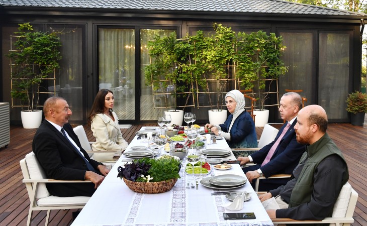 Presidents of Azerbaijan and Turkey had joint dinner in Shusha