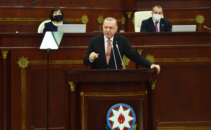 Prezident Ərdoğan: Qarabağda yaşanan çətin dövrdə kimlərin qazandığı, kimlərin itirdiyi çox yaxşı bilinir