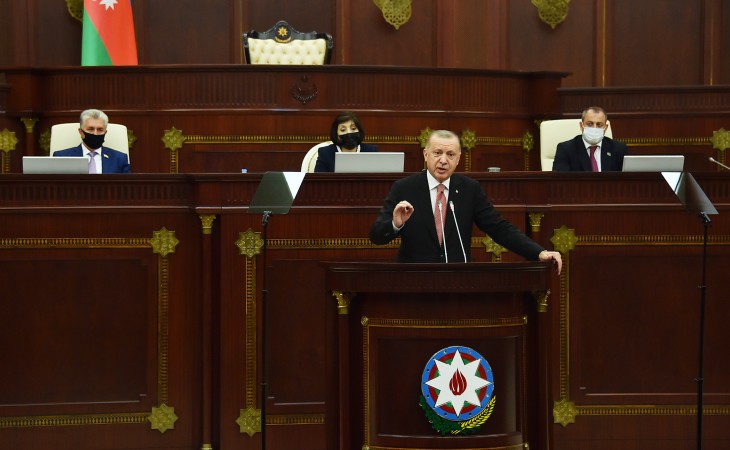 Prezident Ərdoğan: Türk millətinə hər cür iftira atanlar otuz il əvvəl Qarabağda, Xocalıda yaşananlara baxmalıdırlar