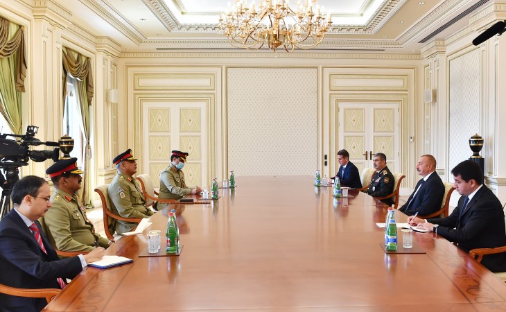 President Ilham Aliyev received Chief of Army Staff of Pakistan
